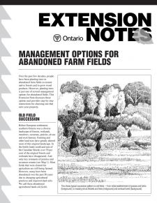 Management Options for Abandoned Farm Fields 